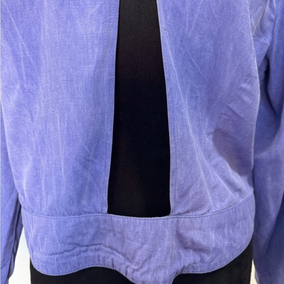 Joseph Ribkoff Open Front Blazer Purple - Picture 7 of 8